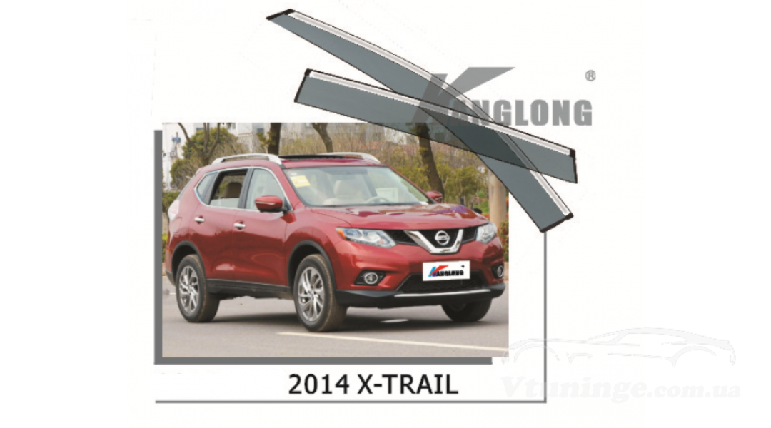 Ветровики (Дефлектор окон) для Nissan X-Trail 2014-